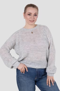 Джемпер SEWEL JW957 50-52 XL Світло-сірий