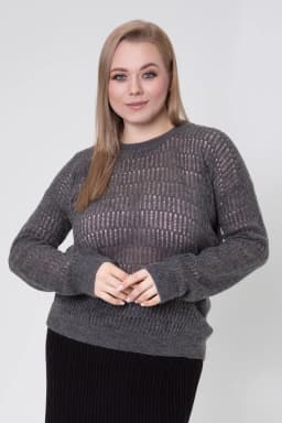 Джемпер SEWEL JW957 50-52 XL Темно-сірий