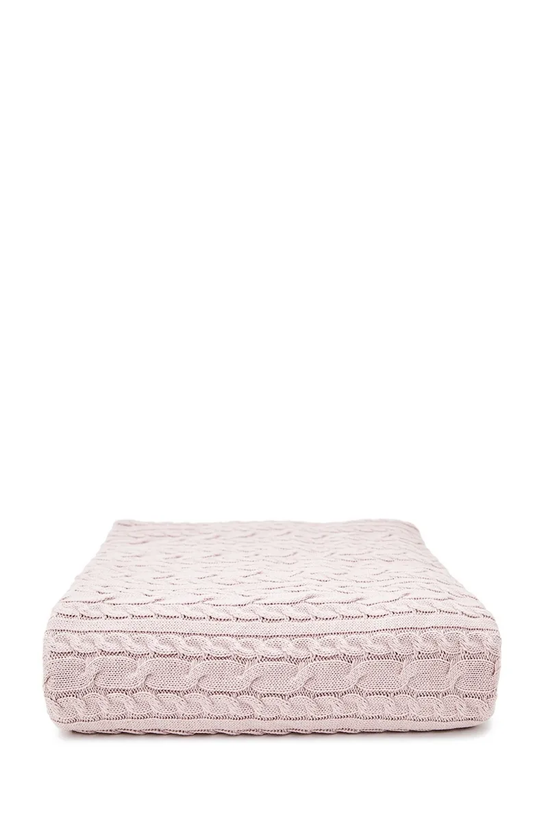 В'язане покривало з наволочками SEWEL OA797 180х240 Пудра