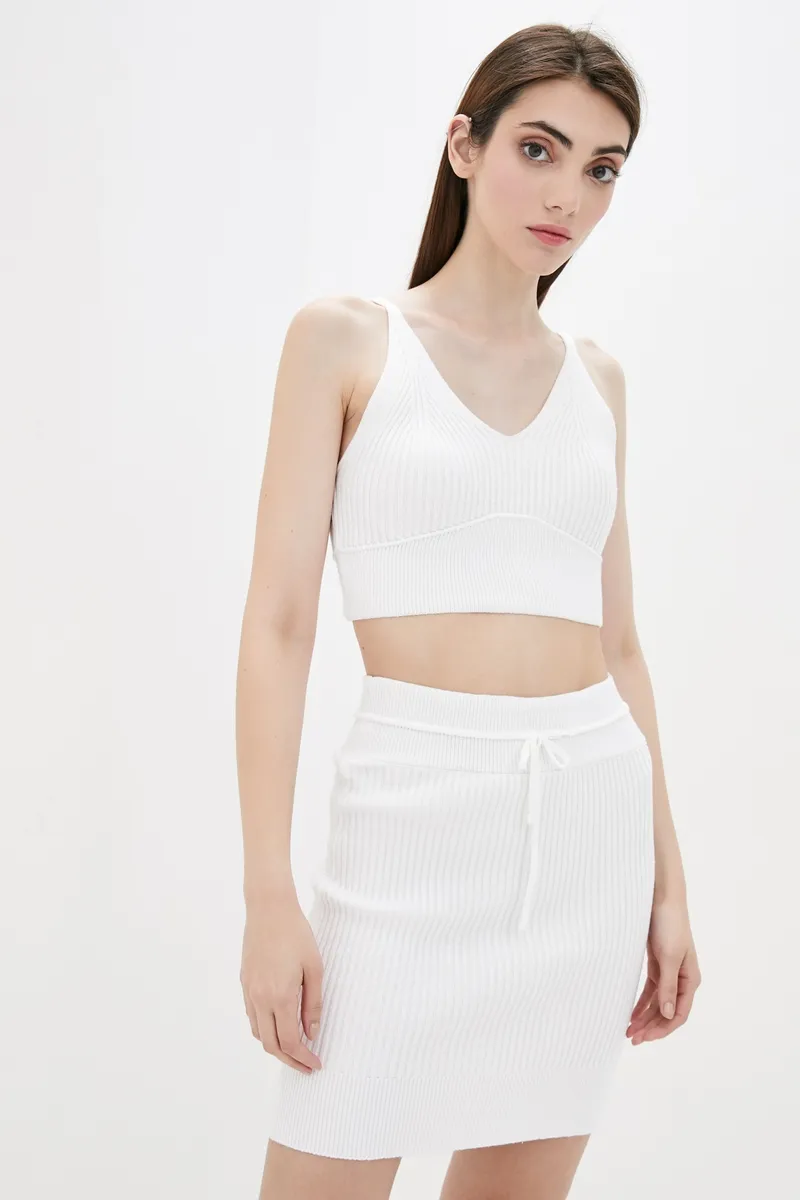 В'язаний костюм SEWEL SC835 42-44 Яскраво-білий