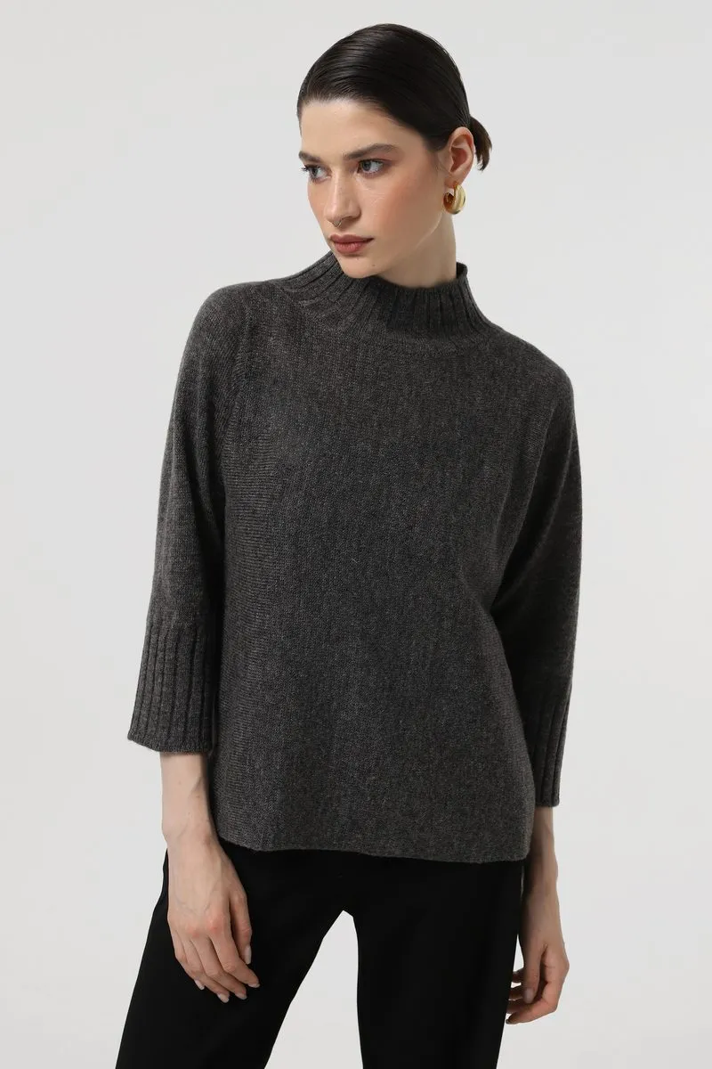 Джемпер SEWEL JW959 42-44 Темно-сірий