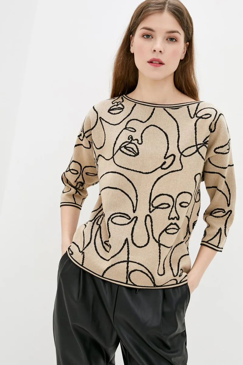 Джемпер SEWEL JS821 42-44 Бежевий