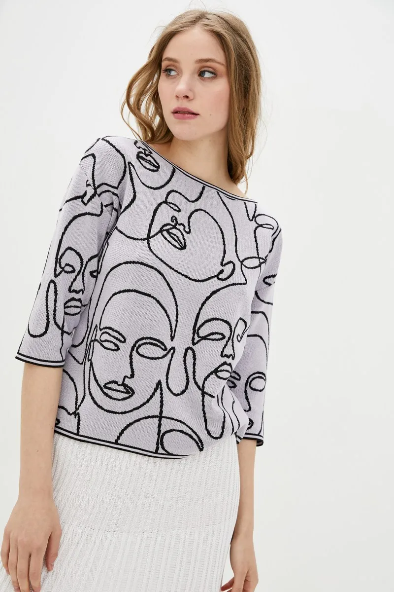 Джемпер SEWEL JS821 42-44 Бузковий