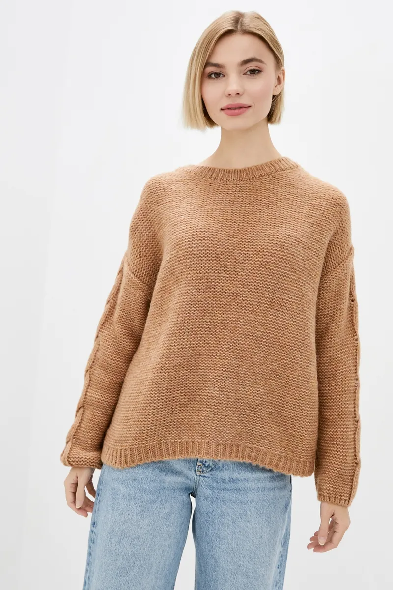 Джемпер SEWEL JW887 42-44 Кемел