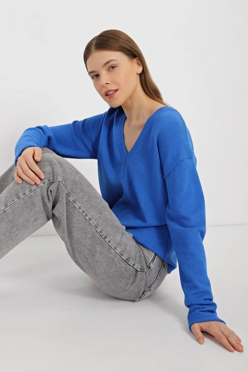 Джемпер SEWEL JW898 42-44 Ультрамарин