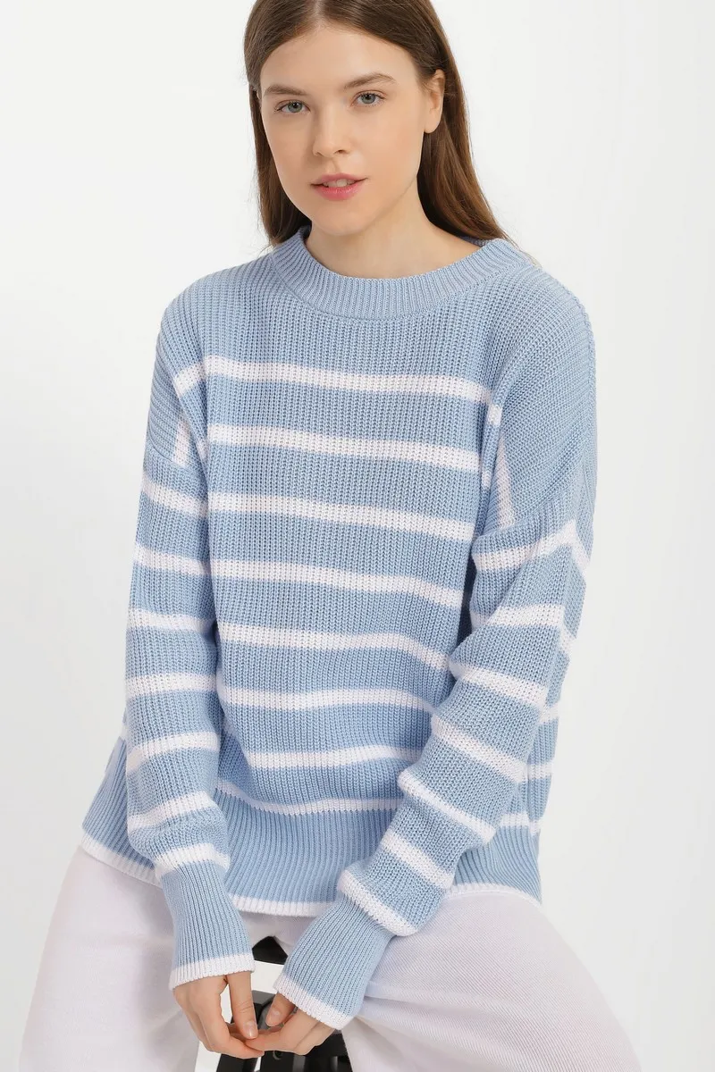 Джемпер SEWEL JW905 46-48 Блакитний