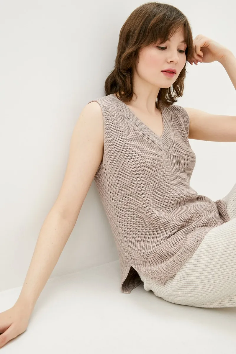 Жилет SEWEL QS826 42-44 Капучіно