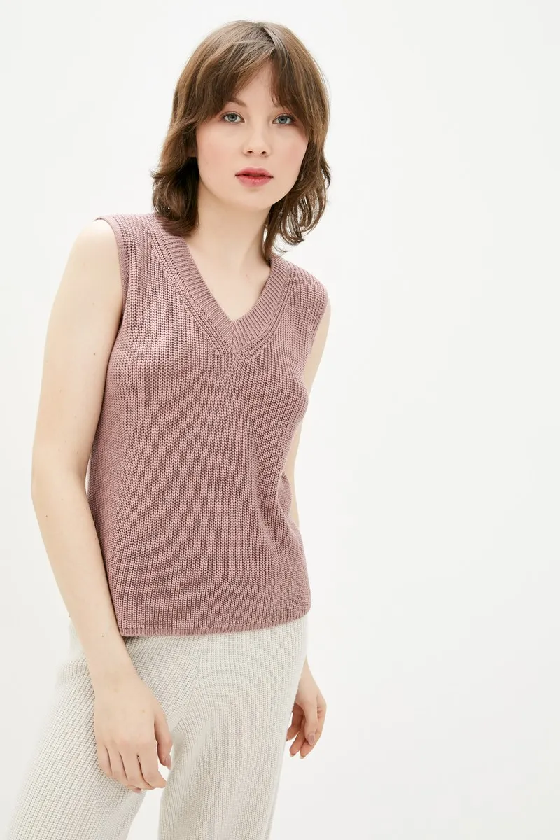 Жилет SEWEL QS826 42-44 Пудра