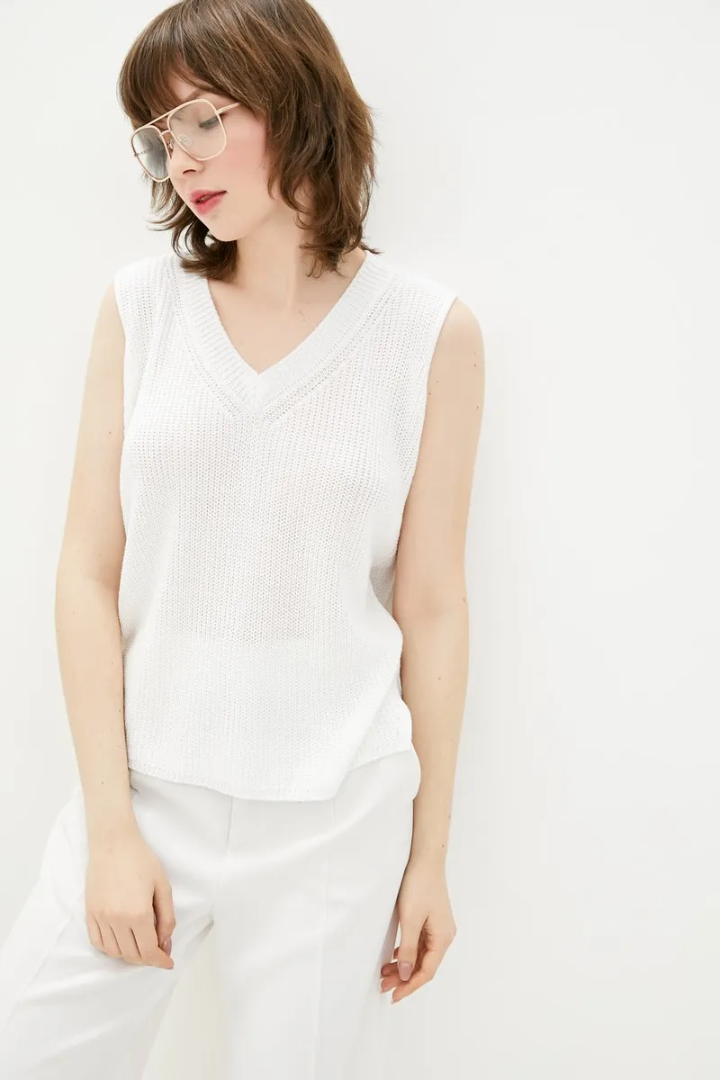 Жилет SEWEL QS826 42-44 Яскраво-білий