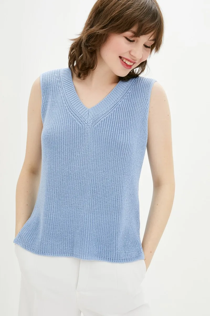 Жилет SEWEL QS826 46-48 Блакитний