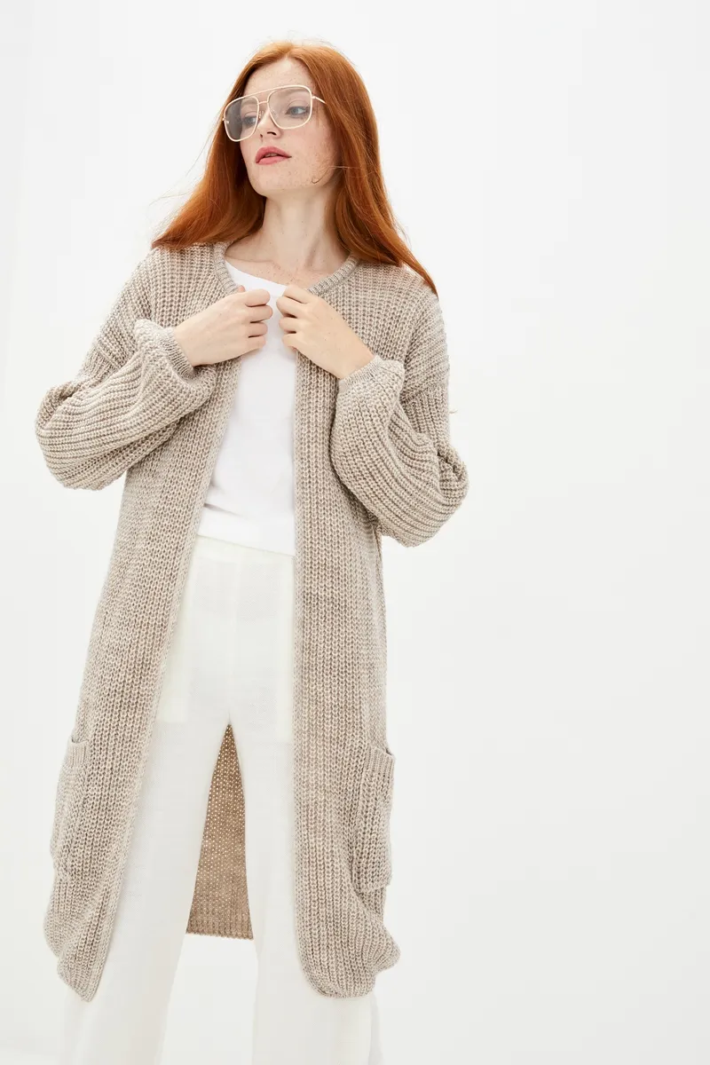 Кардиган SEWEL XW466 42-44 Бежевий