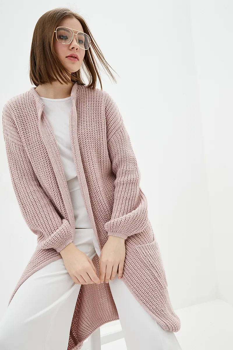 Кардиган SEWEL XW466 42-44 Пудра
