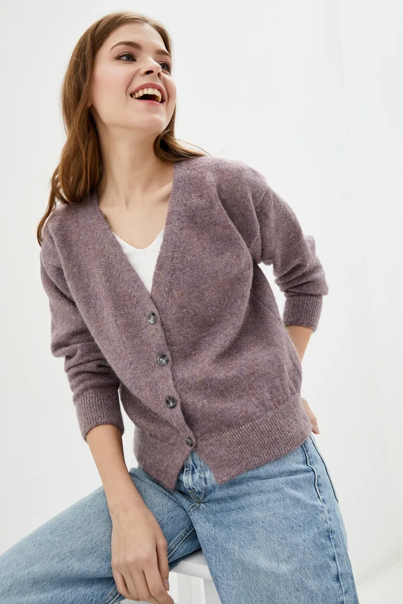 Кардиган SEWEL XW813 42-44 Бузковий