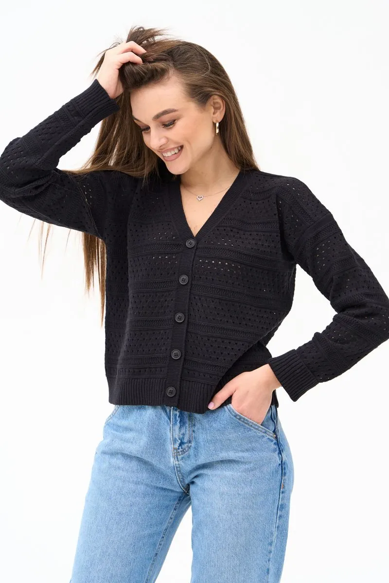 Кардиган SEWEL XS955 42-44 Чорний