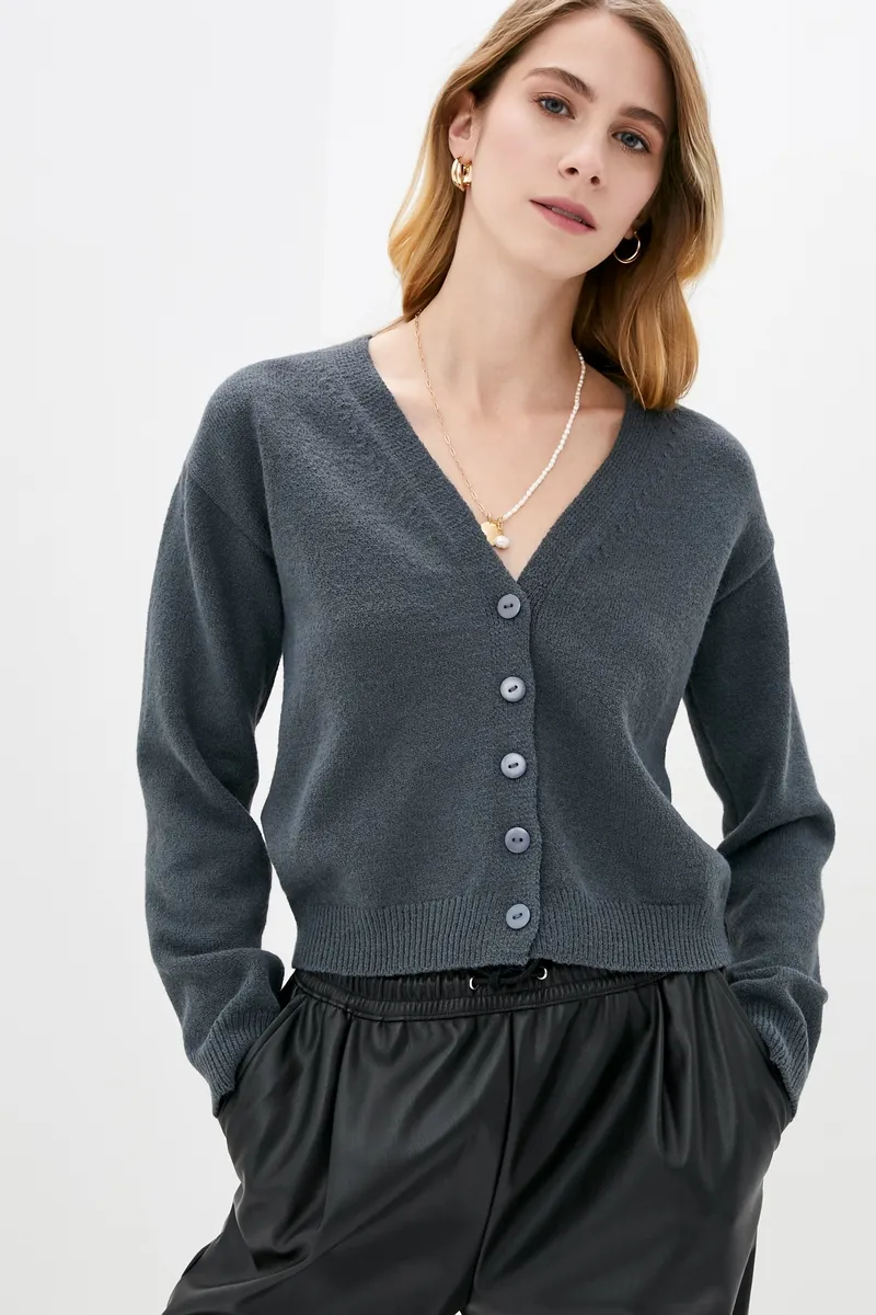 Кардиган SEWEL XW860 42-44 Темно-сірий
