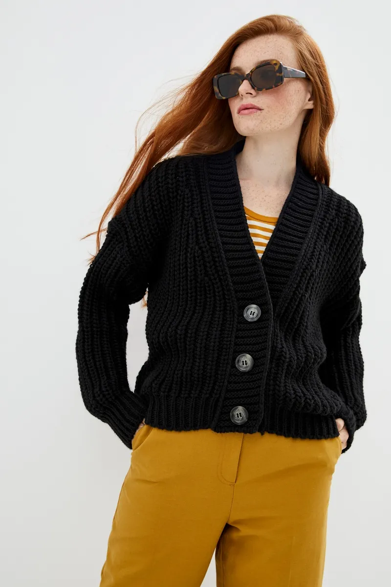 Кофта SEWEL KW799 42-44 Чорний