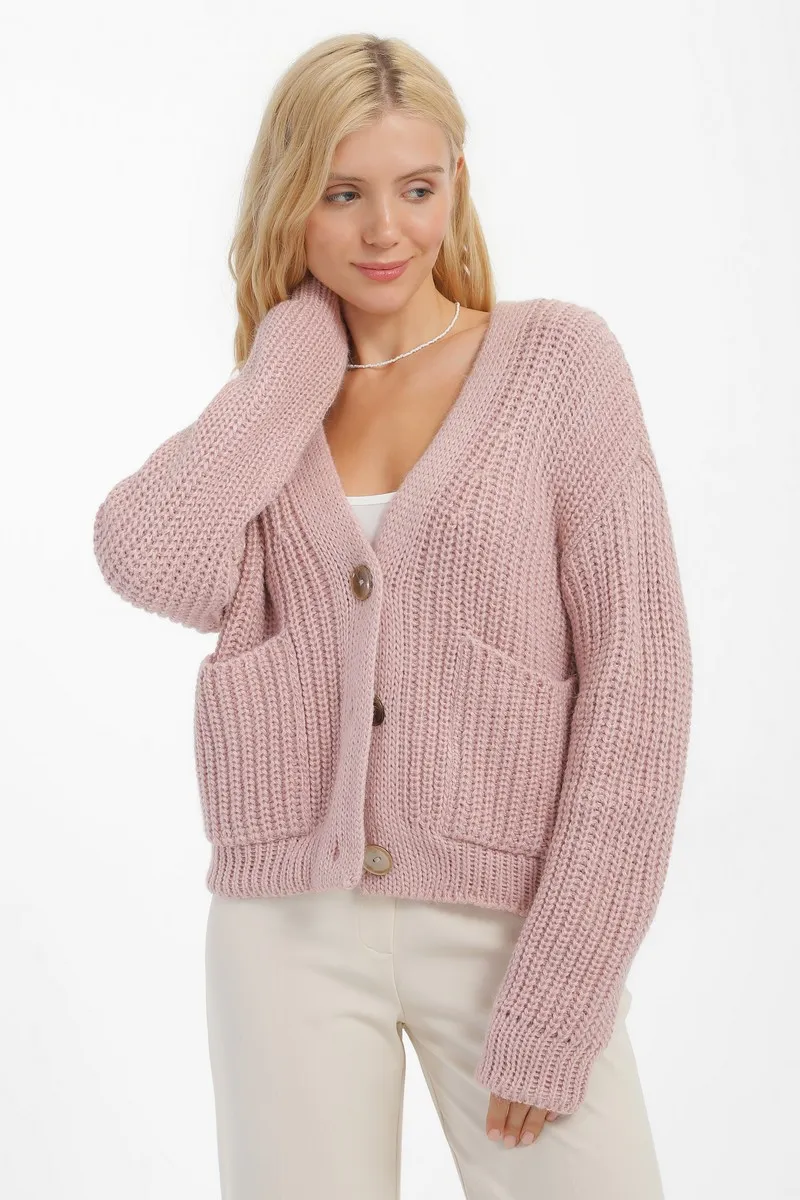Кардиган SEWEL XW916 42-44 Пудра