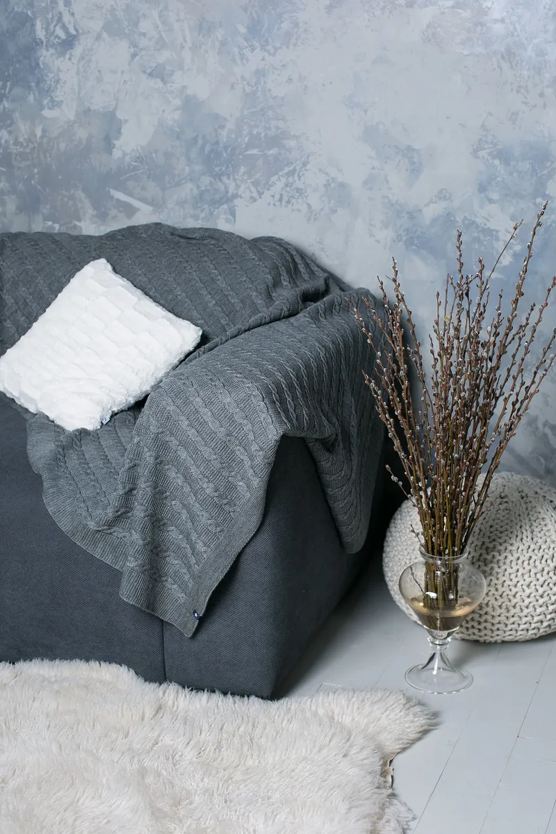 Плед SEWEL OW383 180х130 Сірий