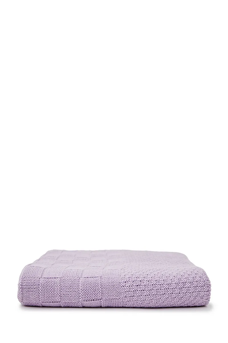 Плед SEWEL OW520 120x120 Бузковий