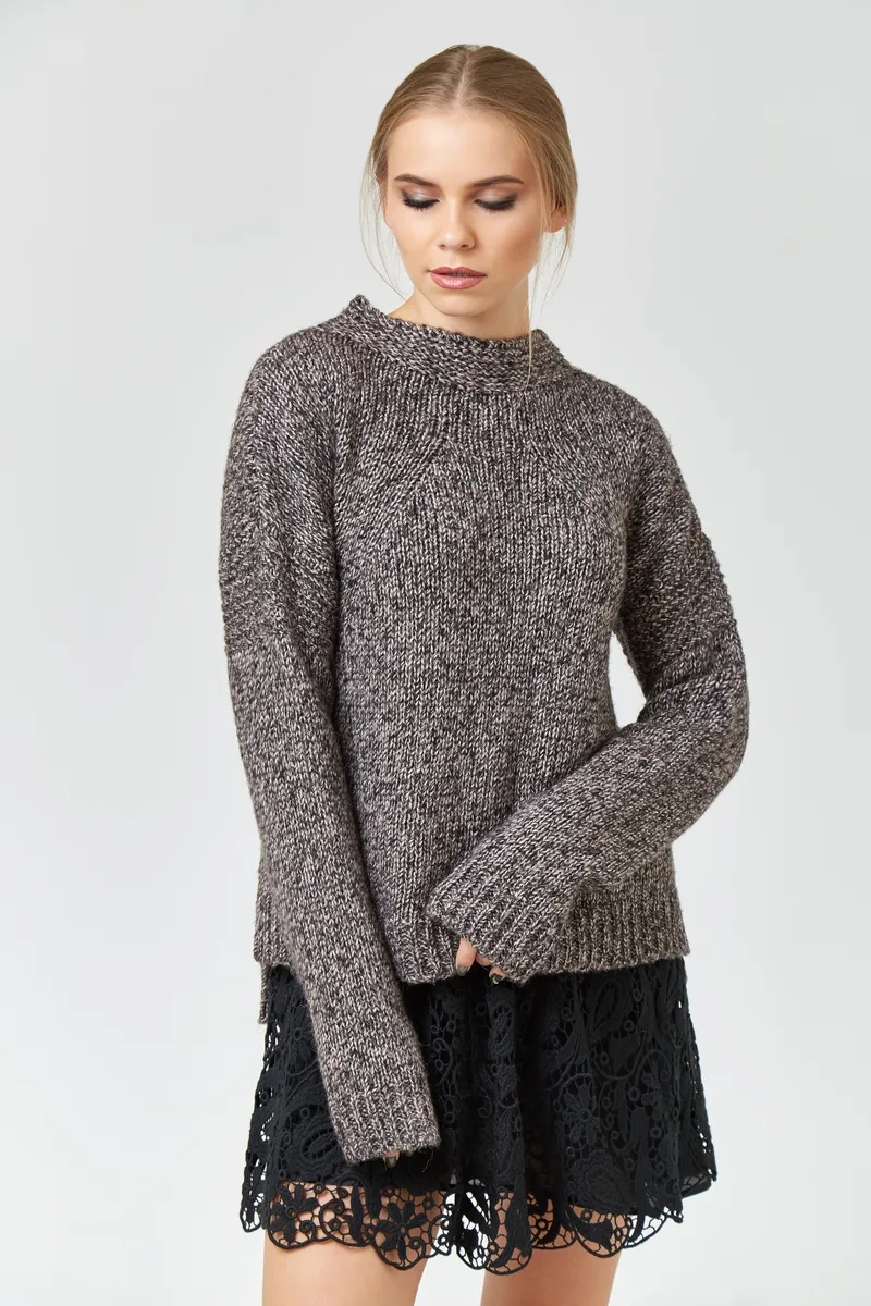 Светр SEWEL SW475 42-44 Пудра меланж