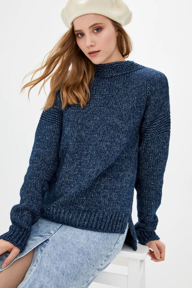 Светр SEWEL SW475 42-44 Синій меланж