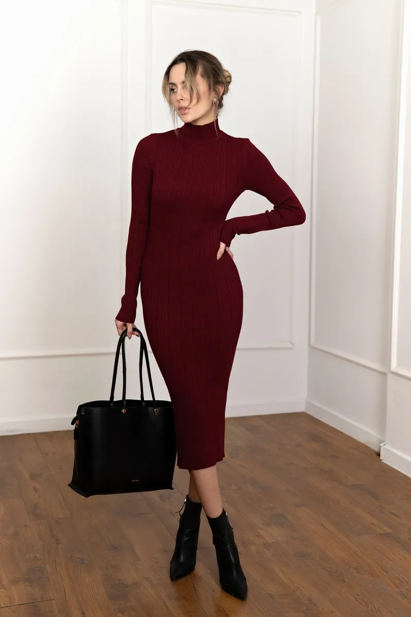 Сукня SEWEL PW983 42-44 Бордо