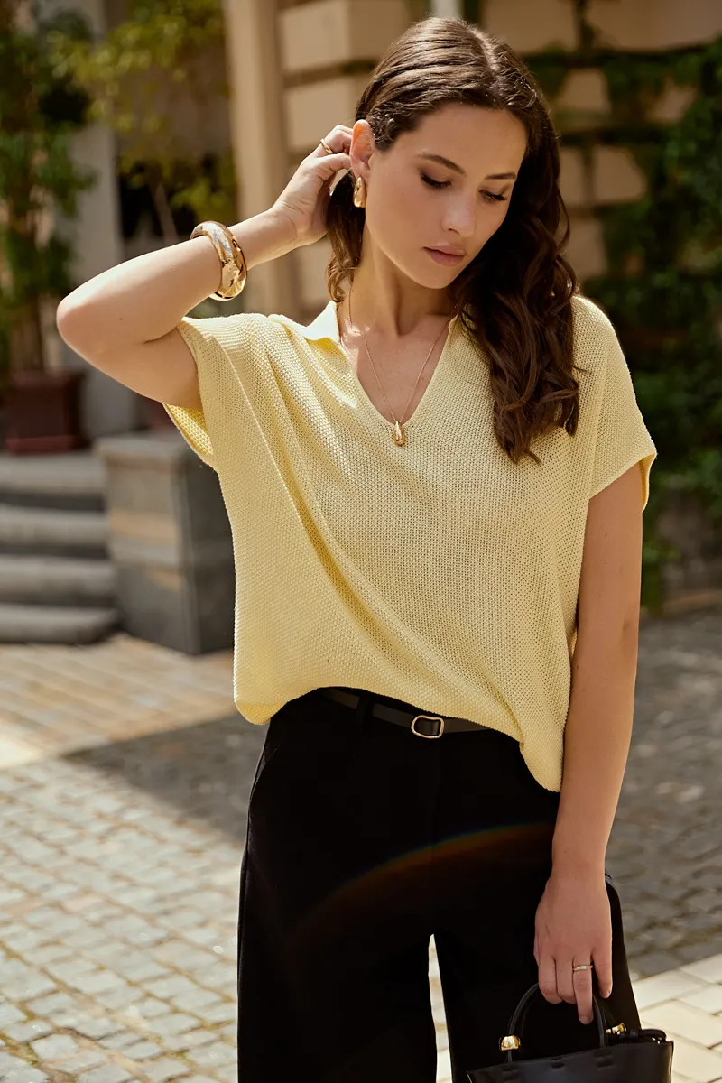 Джемпер SEWEL JS987 42-44 Жовтий