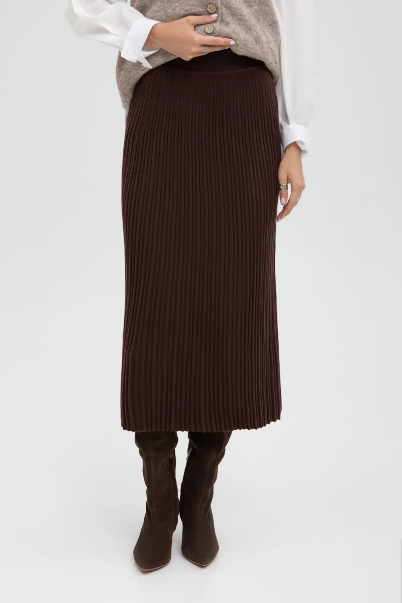 Спідниця SEWEL U1009 46-48 Коричневий