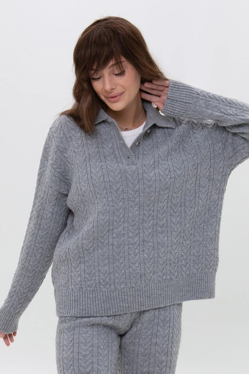 Джемпер SEWEL J1021 42-44 Сірий