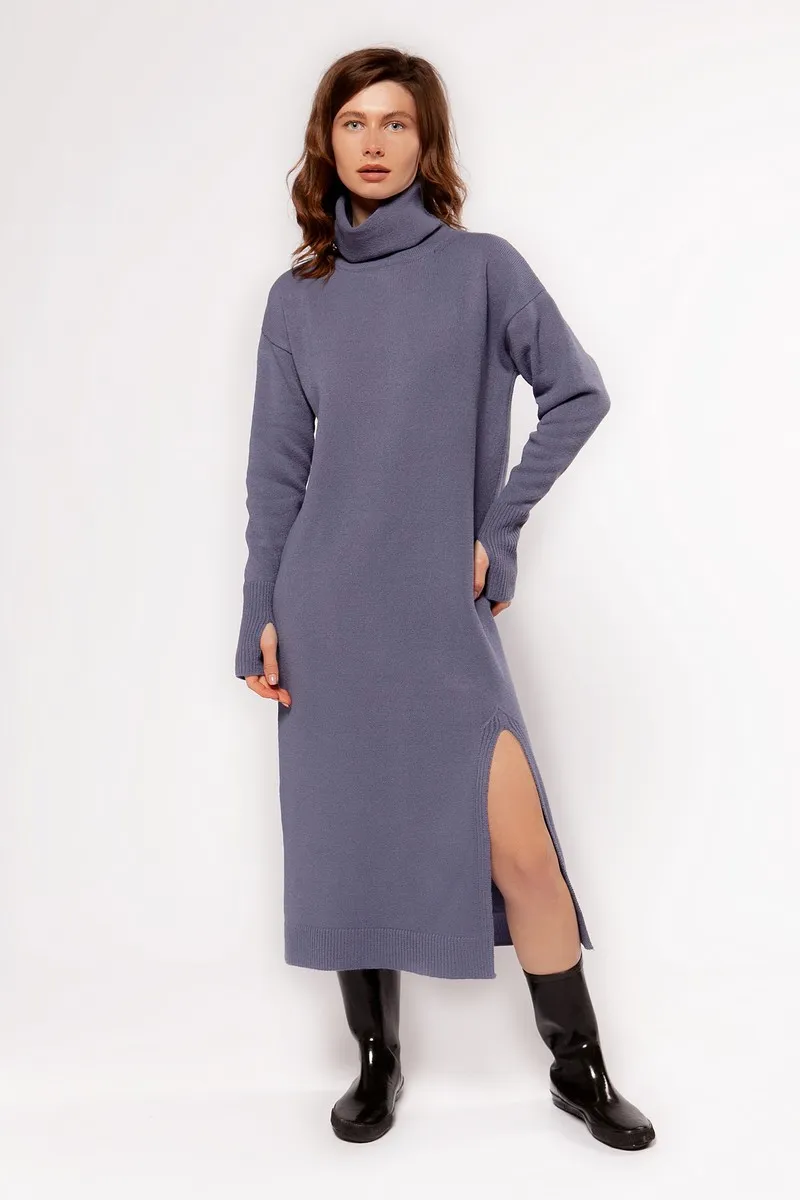 Сукня SEWEL PW882 42-44 Свинцевий