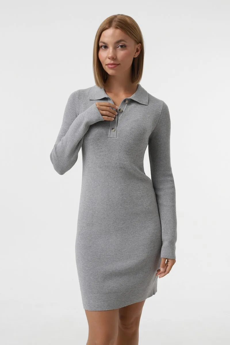 Сукня SEWEL PW958 42-44 Світло-сірий