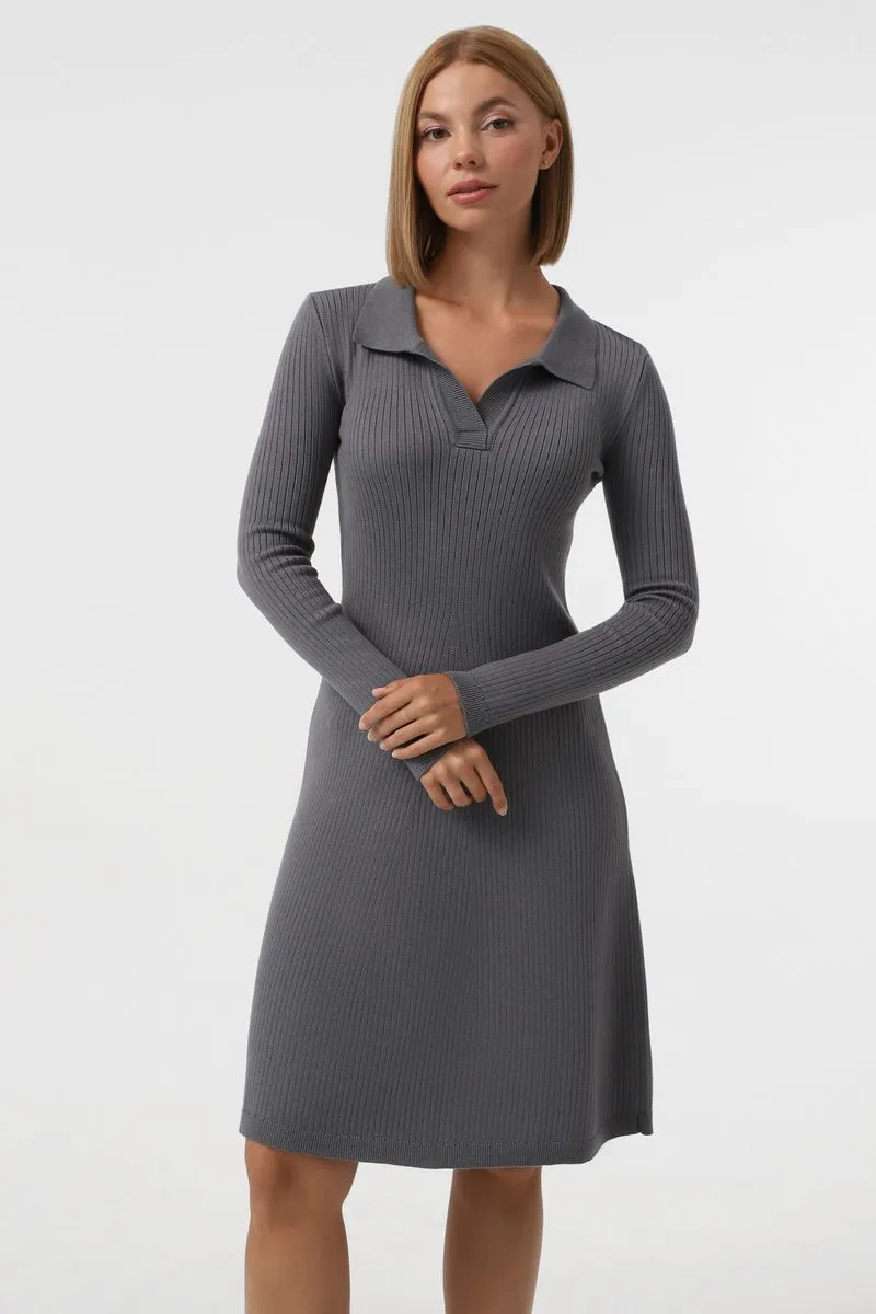 Сукня SEWEL PW963 42-44 Темно-сірий