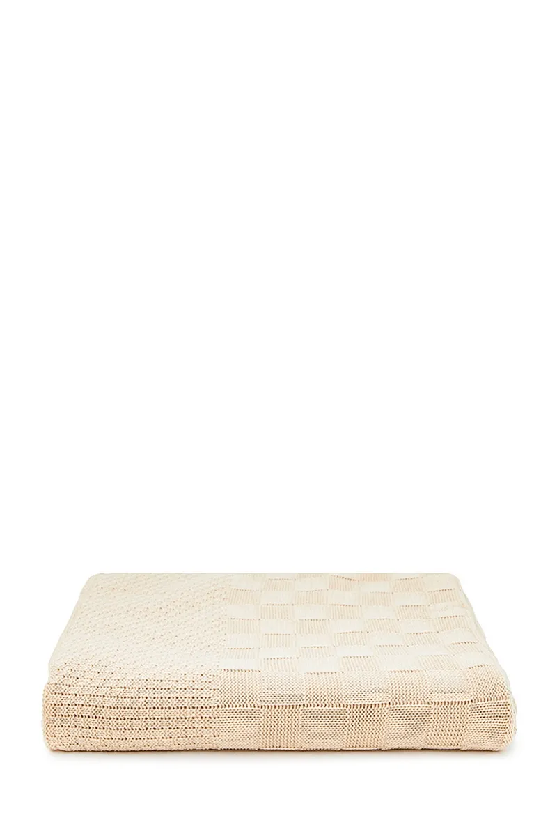 Плед SEWEL OW520 120x120 Кремовий