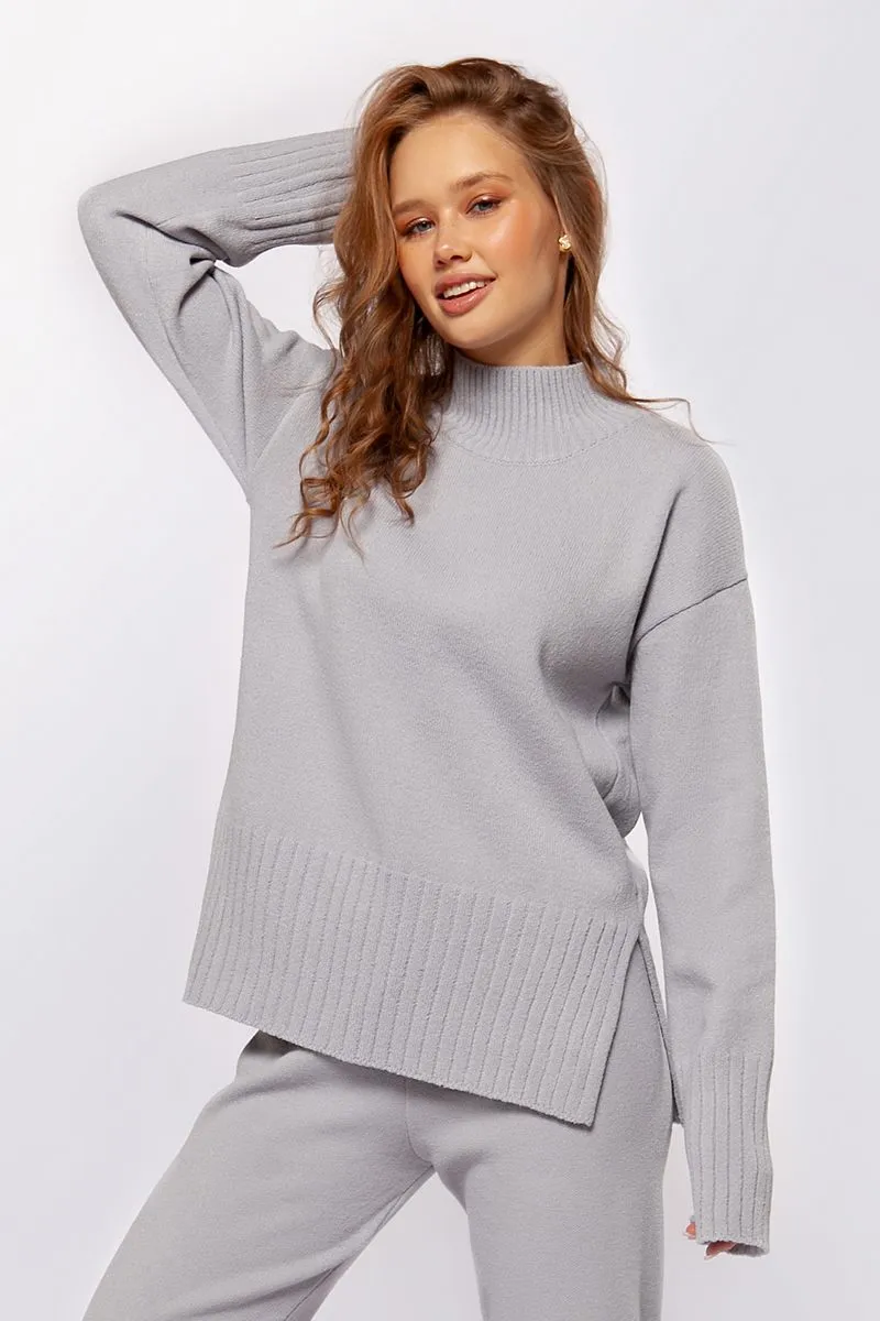 Светр SEWEL SW931 46-48 Світло-сірий