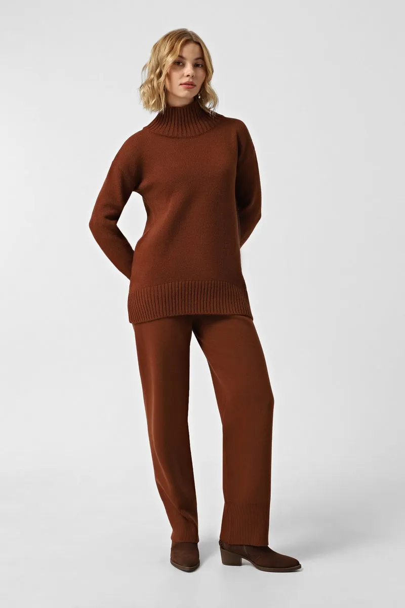 В'язаний костюм SEWEL SC867 42-44 Коричневий