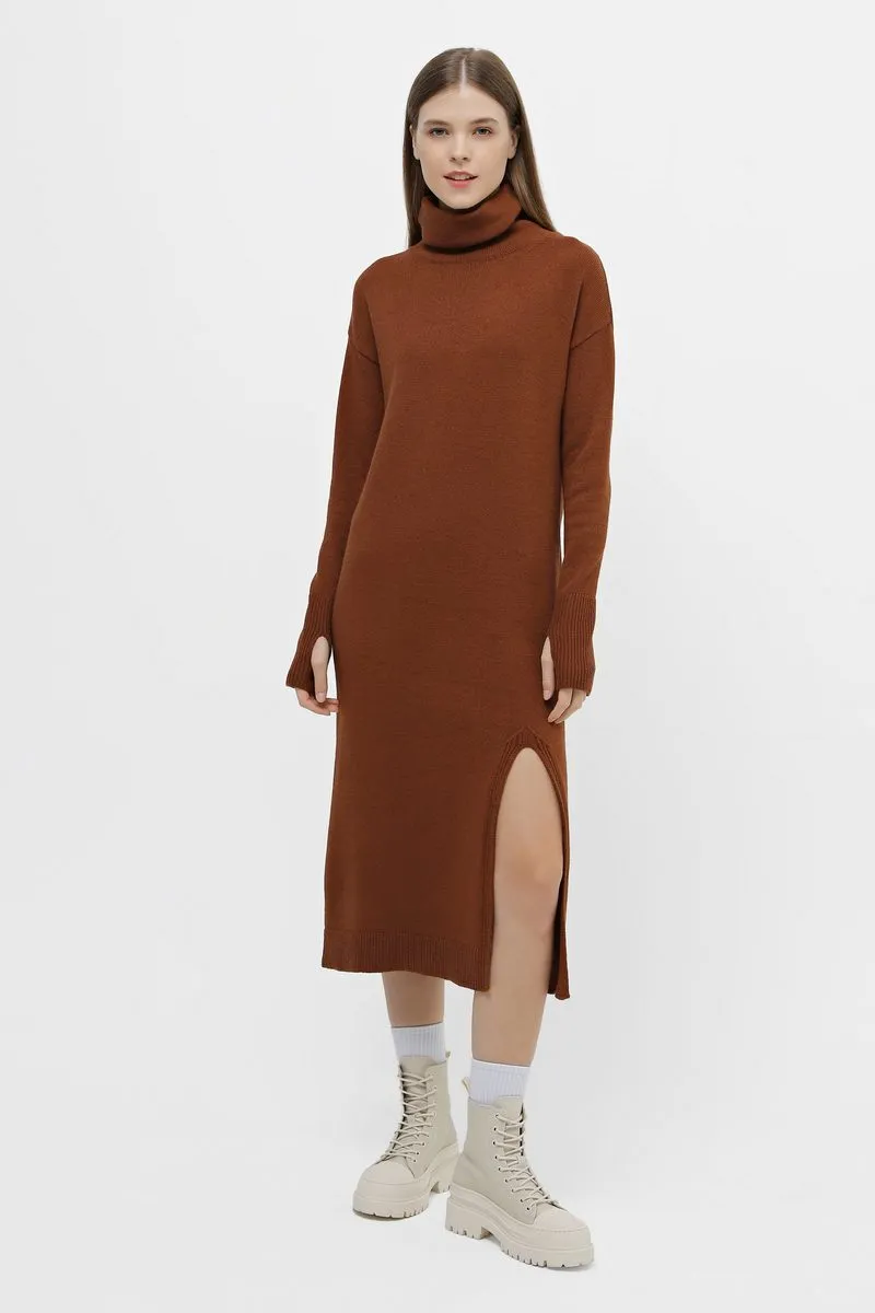 Сукня SEWEL PW882 46-48 Світло-коричневий