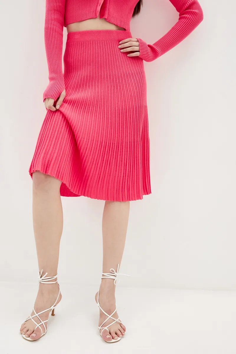 Спідниця SEWEL US834 42-44 Яскраво-малиновий