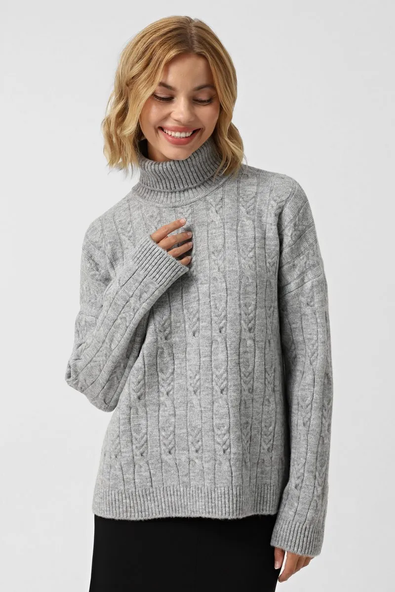 Светр SEWEL SW966 42-44 Сірий