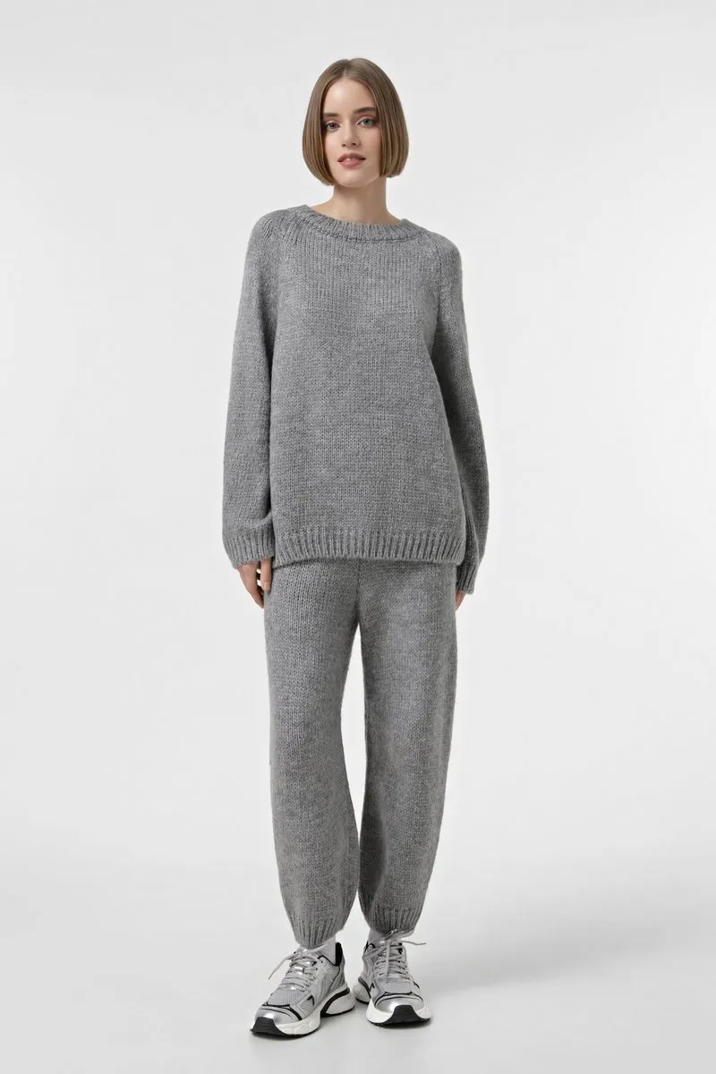В'язаний костюм SEWEL SC970 42-44 Сірий