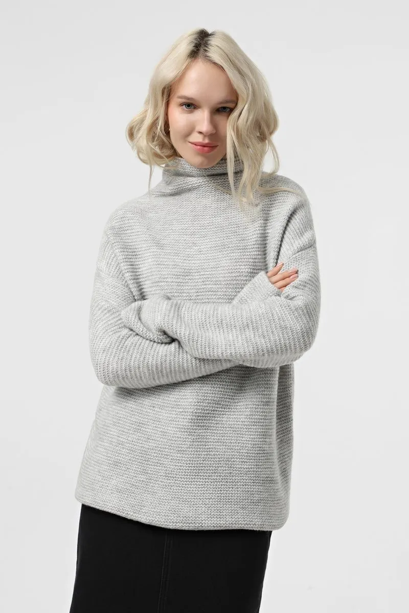 Светр SEWEL SW977 42-44 Світло-сірий