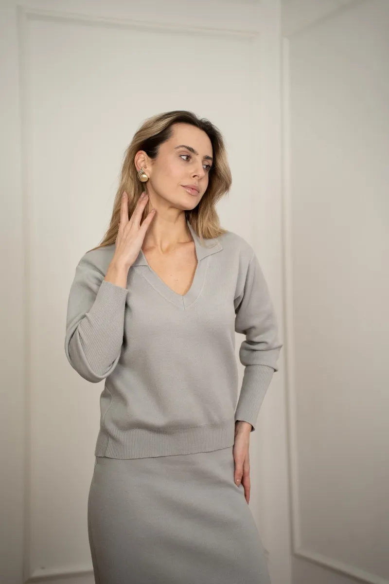 Джемпер SEWEL JS981 42-44 Світло-сірий