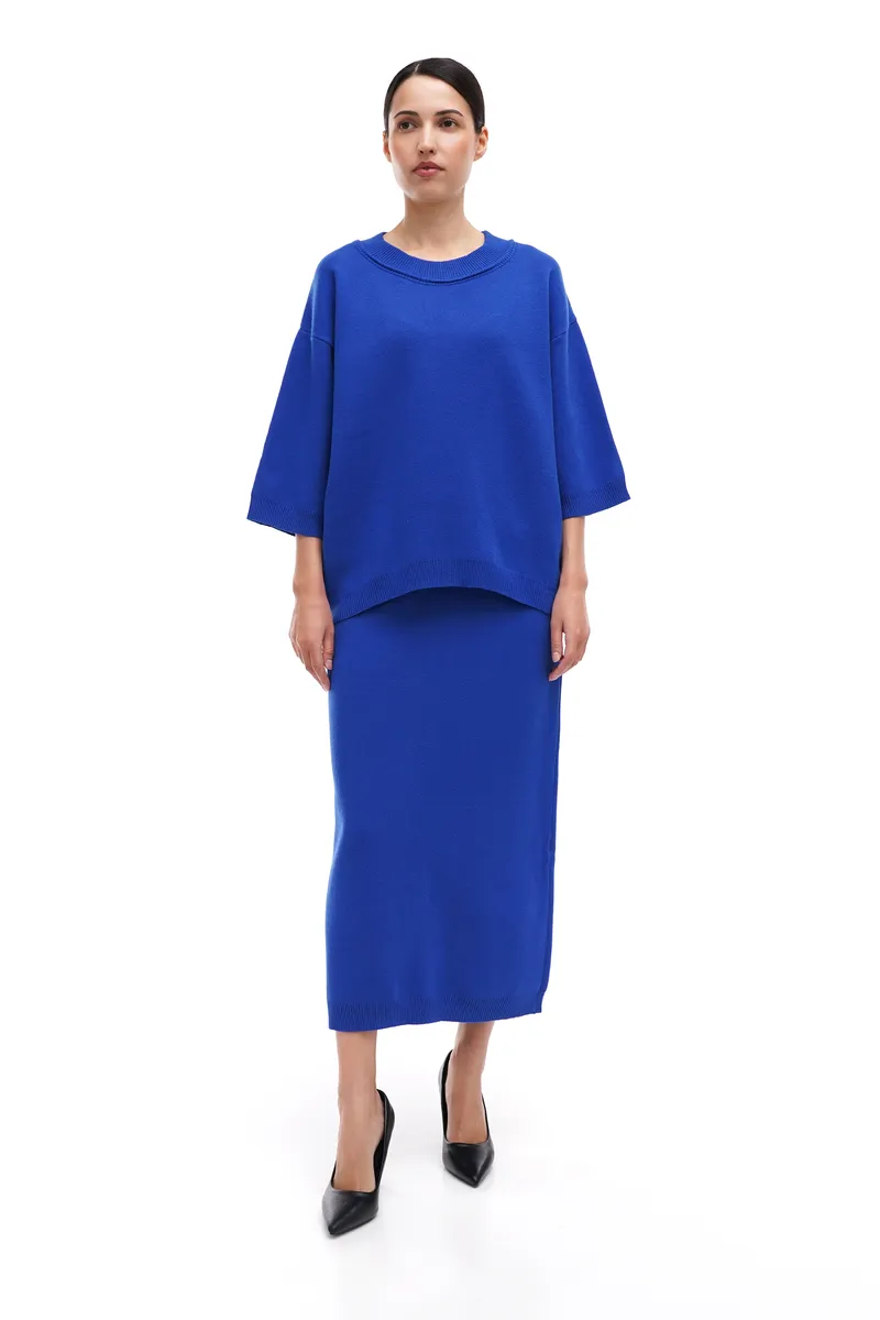 В'язаний костюм SEWEL SC989 42-44 Ультрамарин