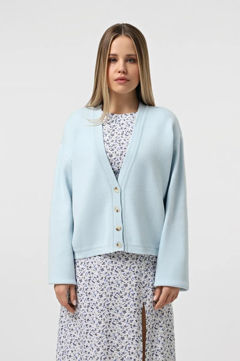 Кардиган SEWEL XS990 46-48 Блакитний