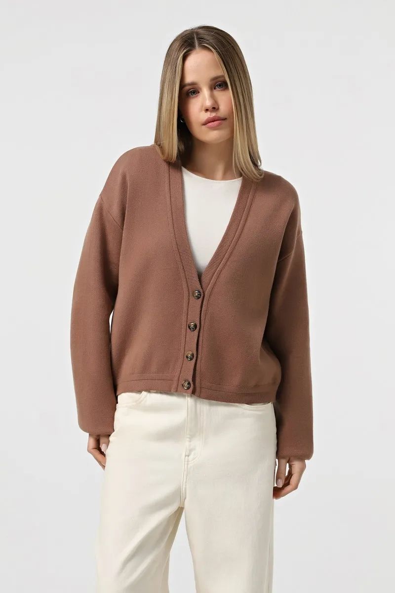 Кардиган SEWEL XS990 46-48 Коричневий