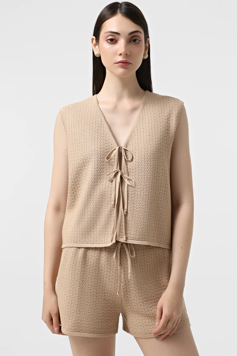 В'язаний костюм SC997 42-44 Бежевий