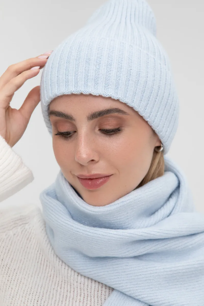 Шапка SEWEL B1004 One Size Блакитний