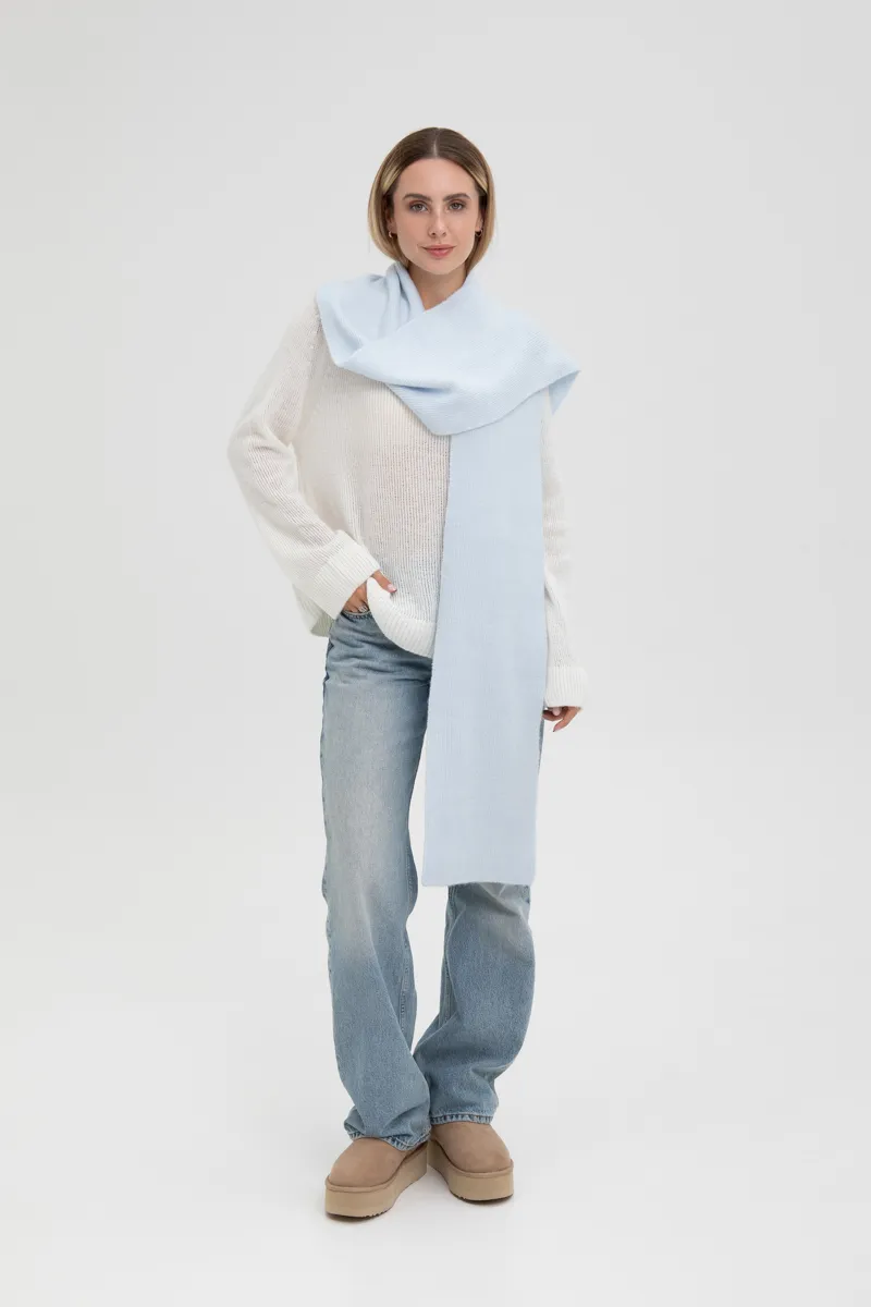 Шарф SEWEL A1007 One Size Блакитний