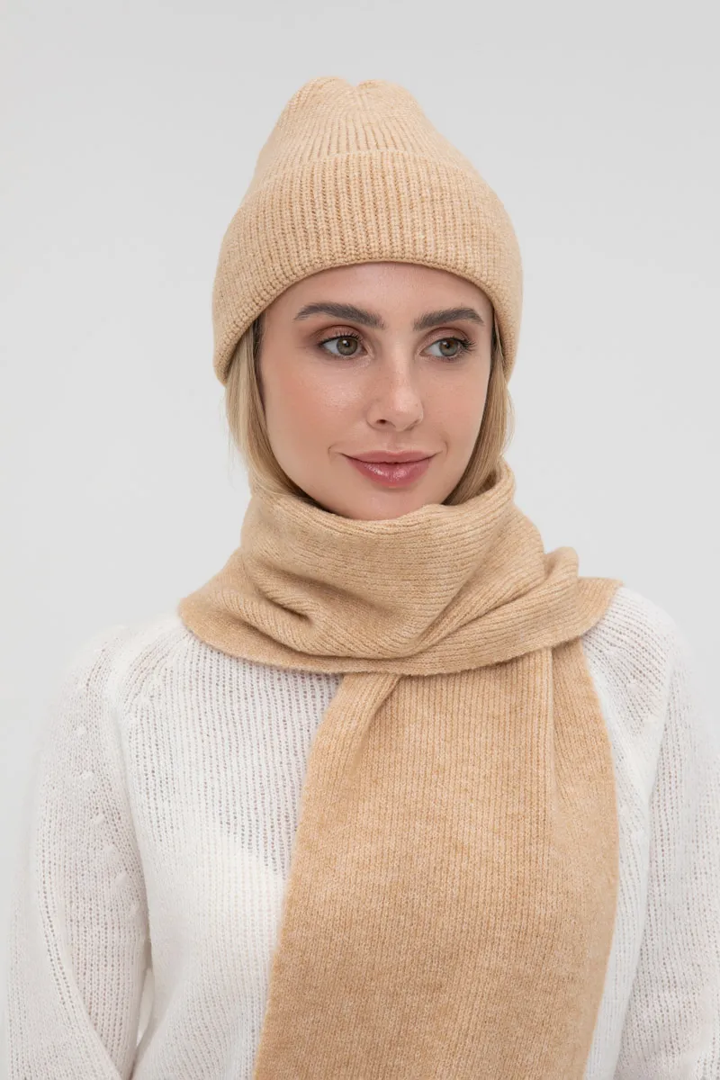 Шапка SEWEL B1006 One Size Бежевий