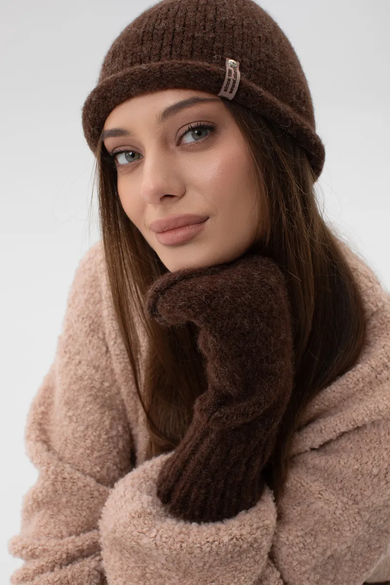 Шапка SEWEL B1001 One Size Коричневий