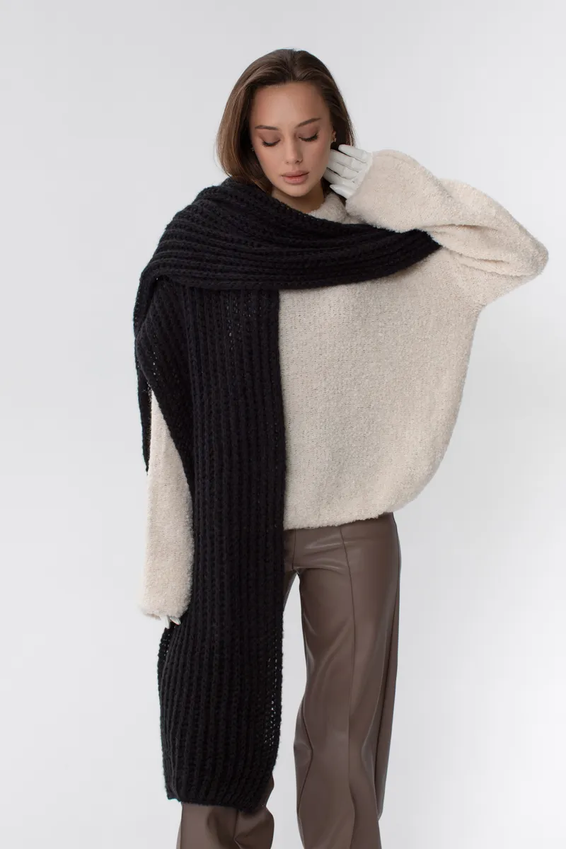 Шарф SEWEL AW932 One Size Чорний